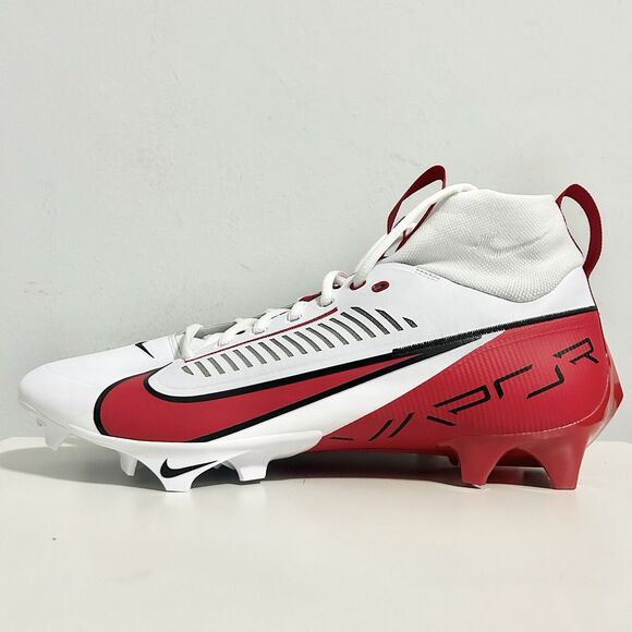 Nike Vapor Edge Pro 360 2 “White University Red” Men’s Size 13.5 Football Cleats - Picture 4 of 8